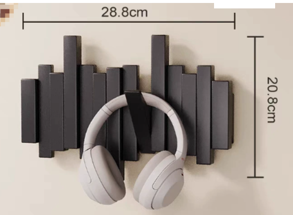 Creative Wall-Mounted Coat Rack and Hooks Organizer