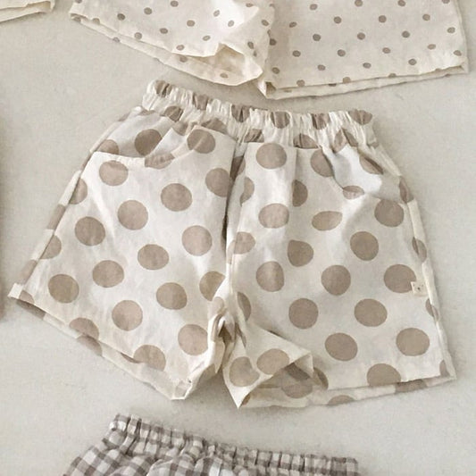 Summer Cotton Linen Casual Shorts for Babies
