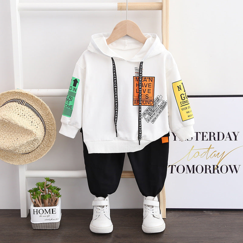 2020 Kids Cotton Hoodie & Pants Set for Spring/Fall