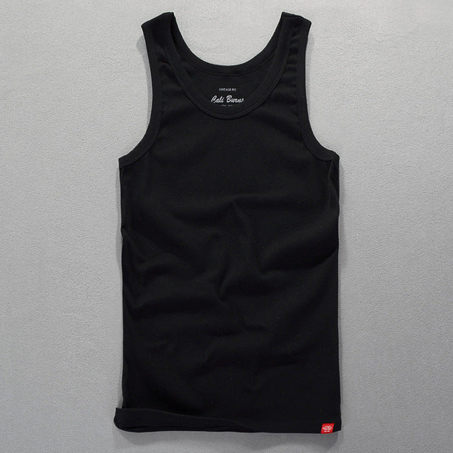 Men's Stretch Cotton Fitness Undershirt for All Seasons