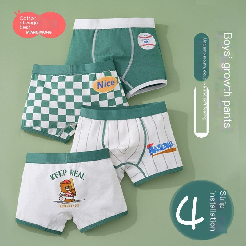 Cozy 100% Cotton Kids' Boxers for Cool Weather