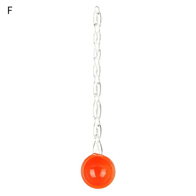 Colored Glass Spiral Coffee Stirring Spoon