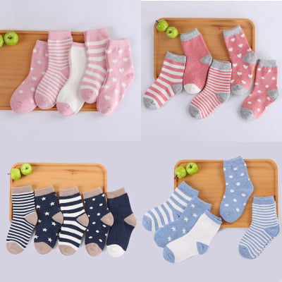 Cotton Tube Socks for Kids
