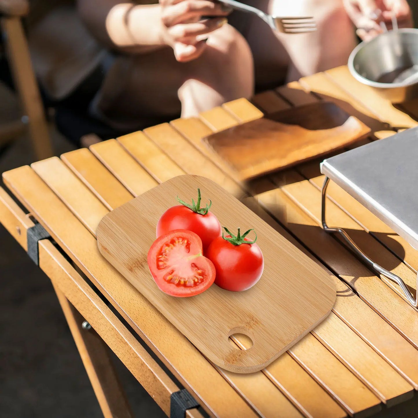 Shaped Cutting Chopping Board Bamboo Utensils Food Camping Accessories Cooking Cuting Cookware
