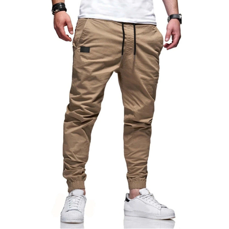 Men's Casual Cotton Work Pants for All Seasons
