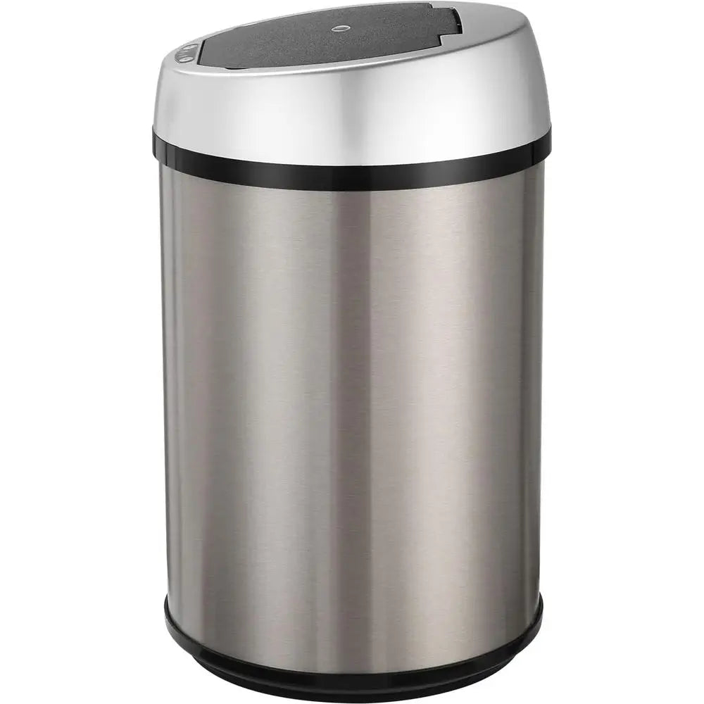 Touchless Trash Can with Motion Sensor, 3.2 Gallon Stainless Steel Bin for Home Use