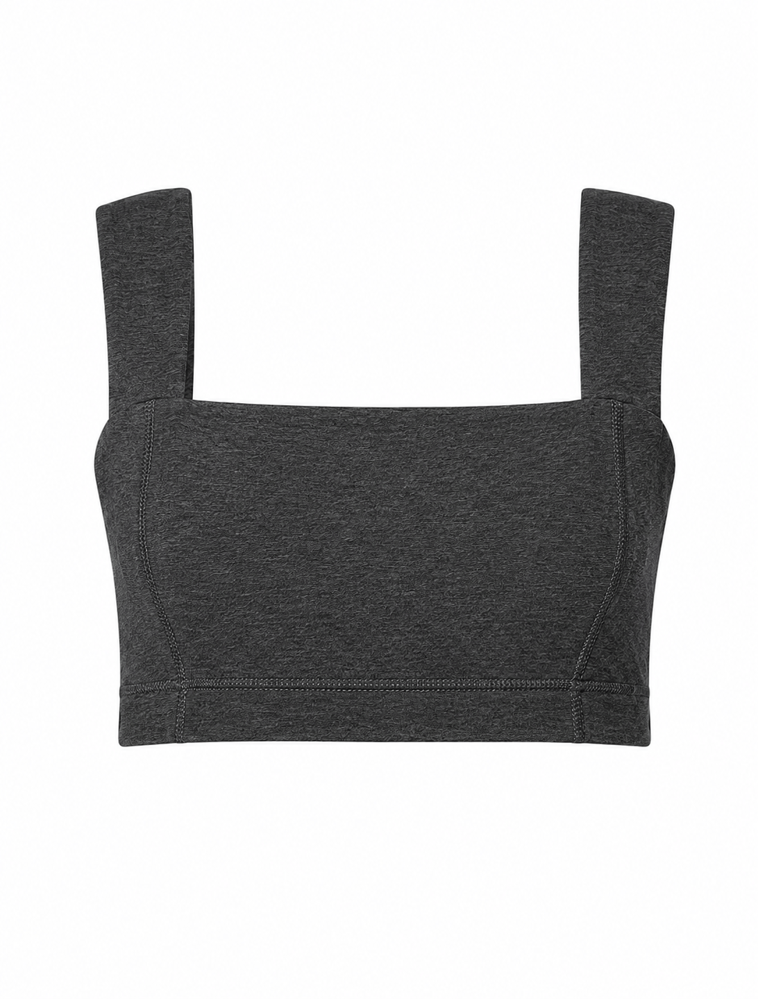 Square Neck Organic Cotton Sports Bra