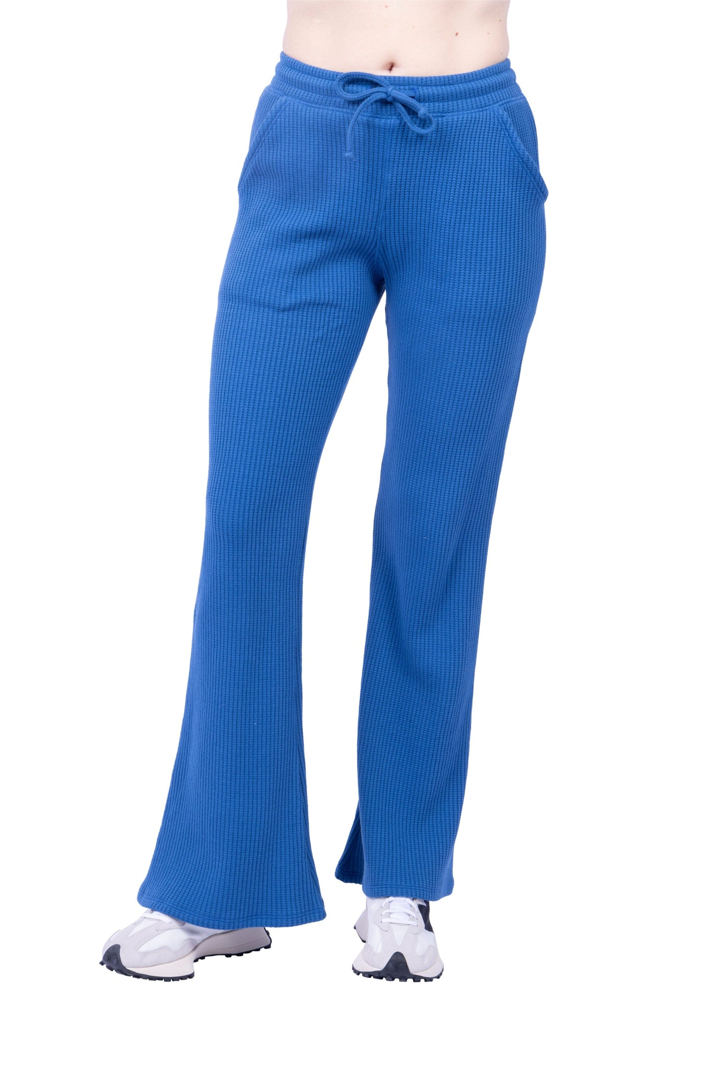 Jules Waffle Knit Organic Cotton Drawstring Pant