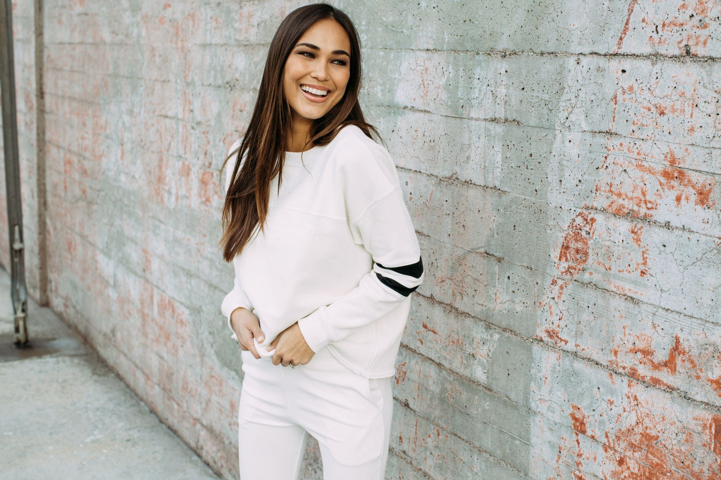 Gilda Organic Cotton Varsity Sweatshirt