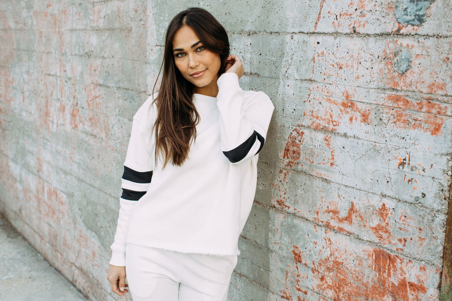 Gilda Organic Cotton Varsity Sweatshirt