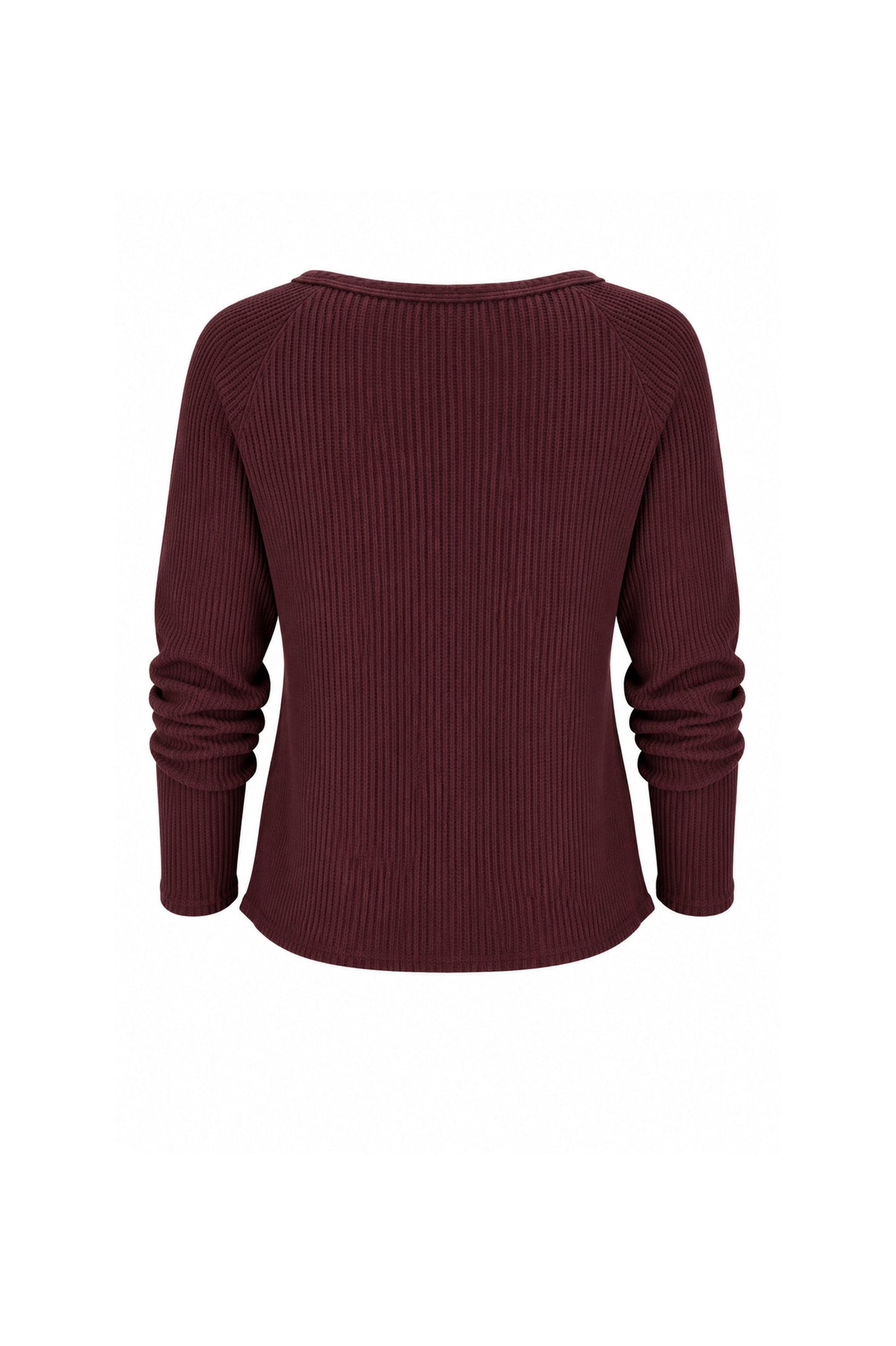 Jules Waffle Knit Organic Cotton V-Neck Pullover