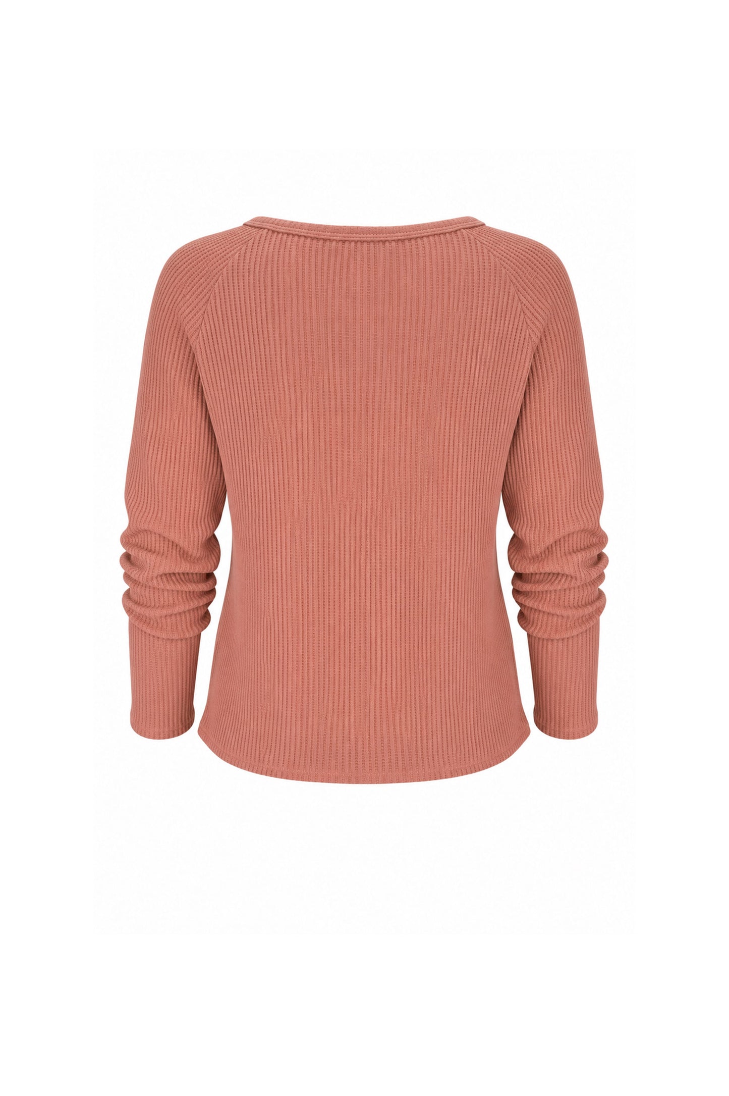 Jules Waffle Knit Organic Cotton V-Neck Pullover