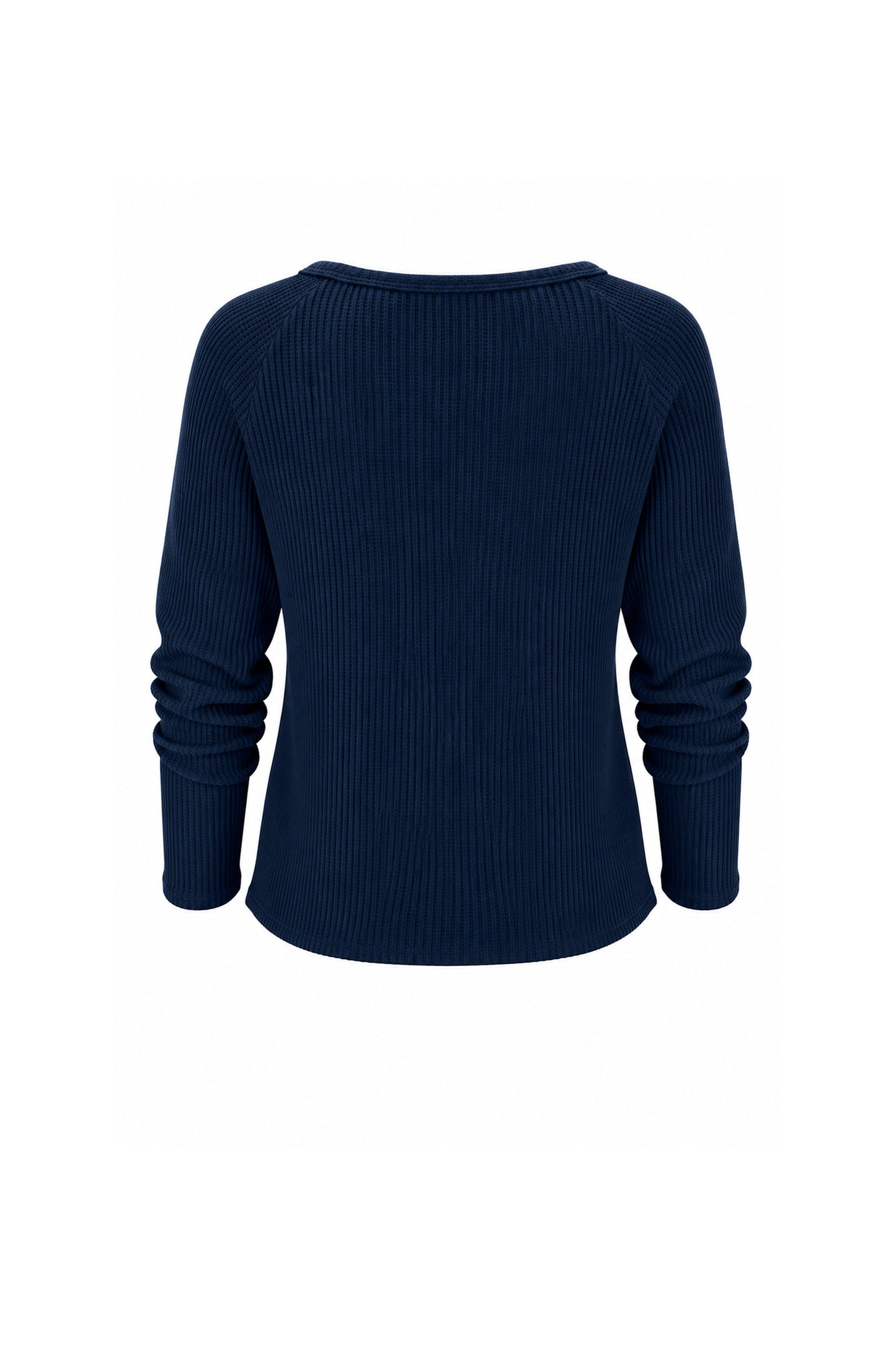 Jules Waffle Knit Organic Cotton V-Neck Pullover